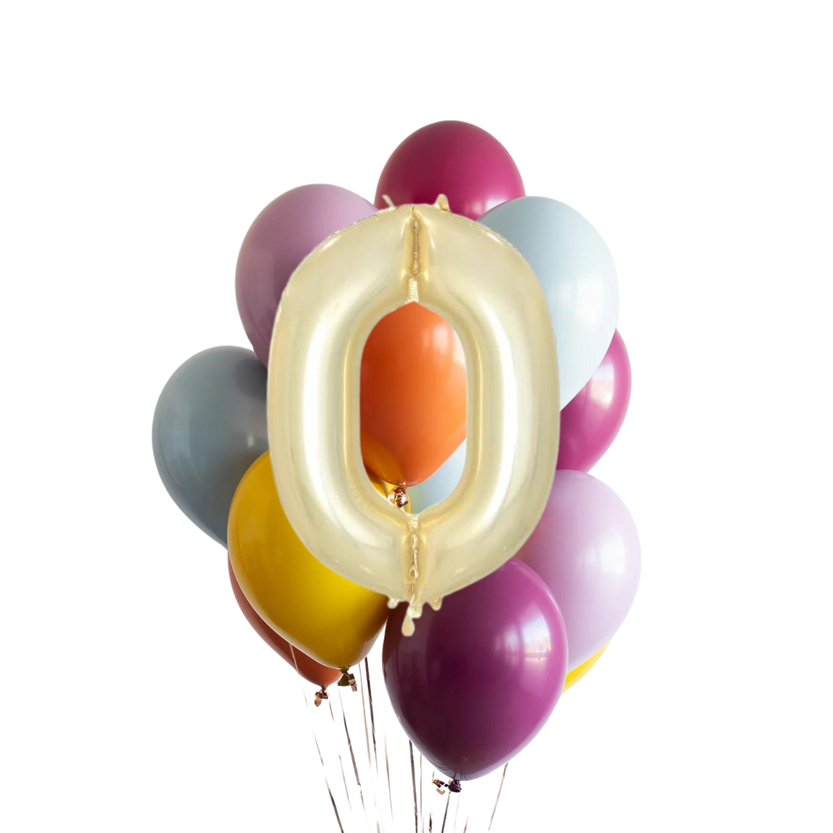 Gün Batımı Rakamlı Balon Buketi Seti | balOnin