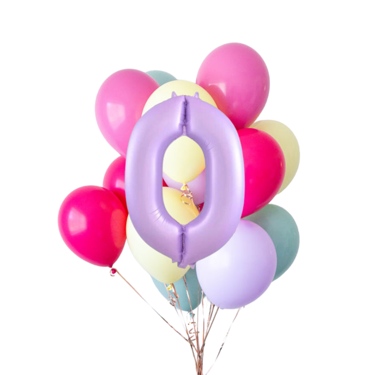 Şeker Çubuğu Rakamlı Balon Buketi Seti | balOnin