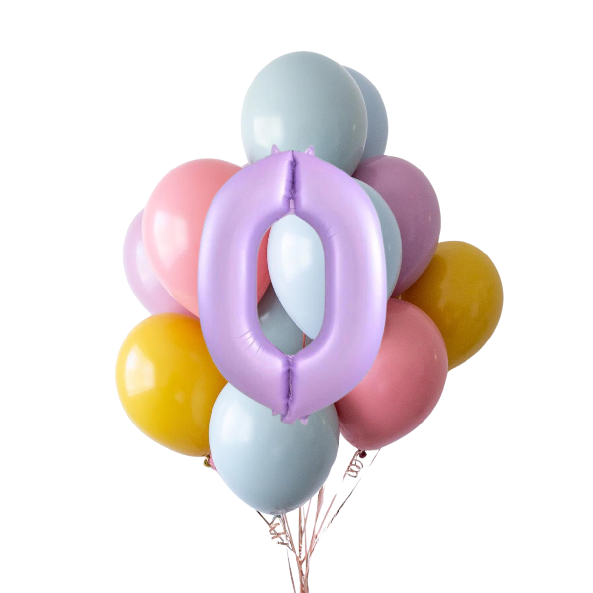 Set di Catene di Palloncini con Numeri Arcobaleno Boho | balOnin