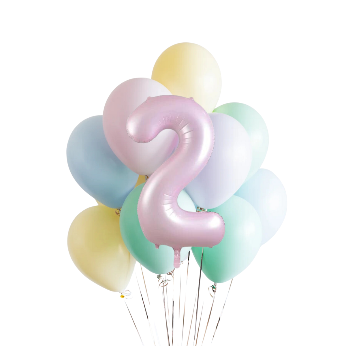 Makaron Rakamlı Balon Buketi Seti | balOnin