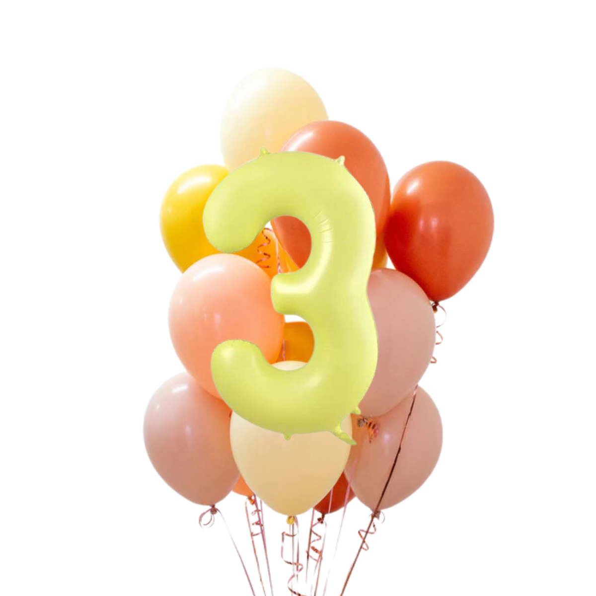 Güneş Işıltısı Rakamlı Balon Buketi Seti | balOnin