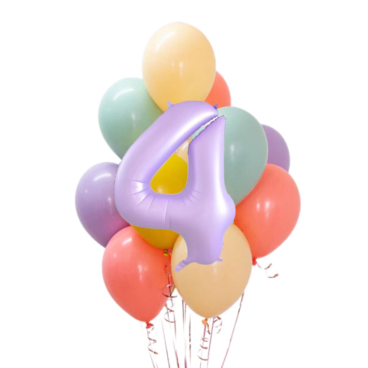 Retro Bahar Rakamlı Balon Buketi Seti | balOnin