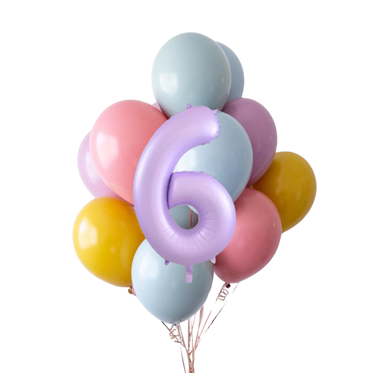 Set di Catene di Palloncini con Numeri Arcobaleno Boho | balOnin