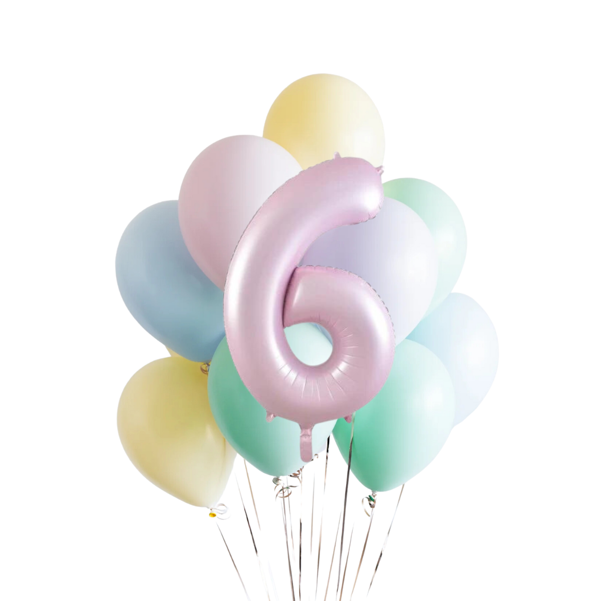 Makaron Rakamlı Balon Buketi Seti | balOnin