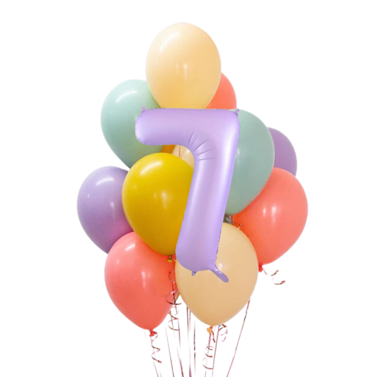 Retro Bahar Rakamlı Balon Buketi Seti | balOnin