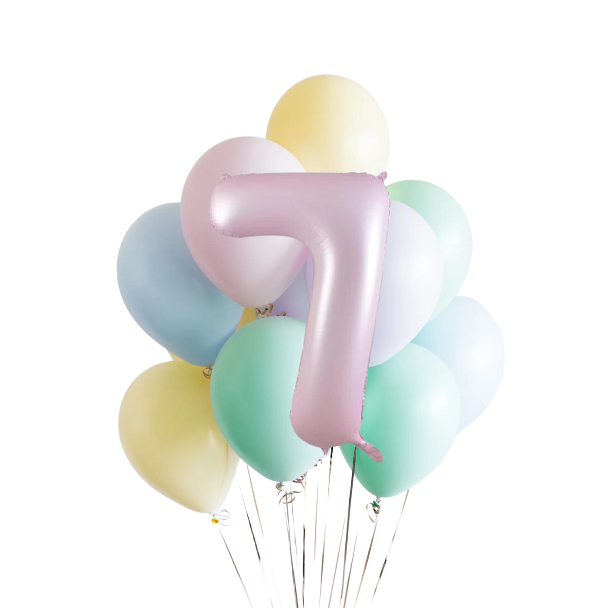 Makaron Rakamlı Balon Buketi Seti | balOnin