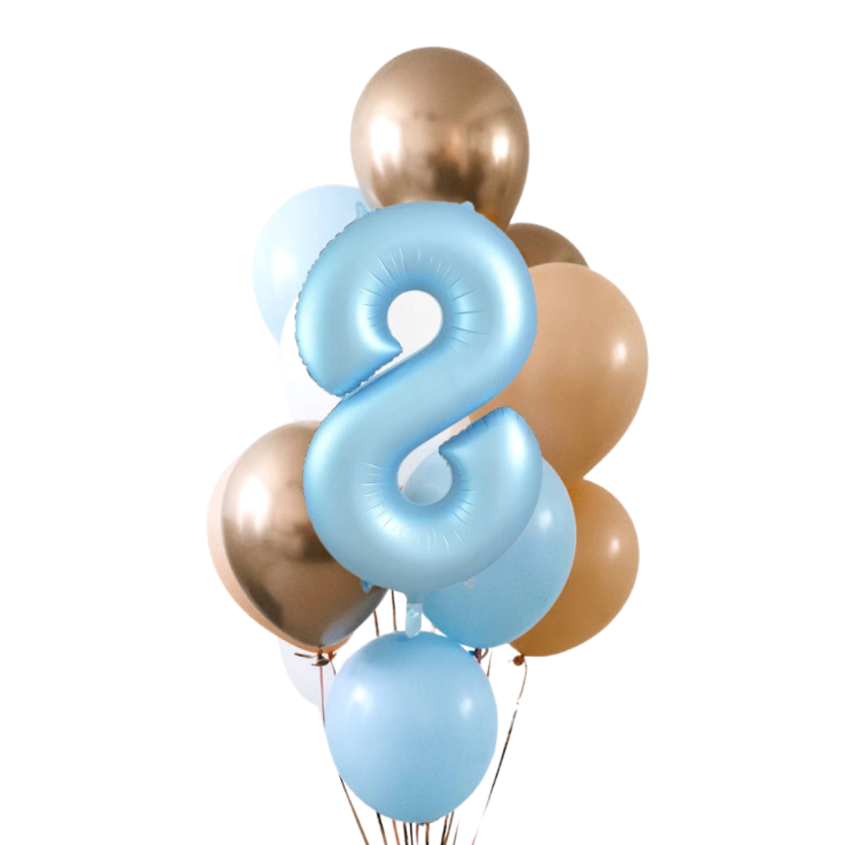 Sevimli Tavşan Rakamlı Balon Buketi Seti | balOnin