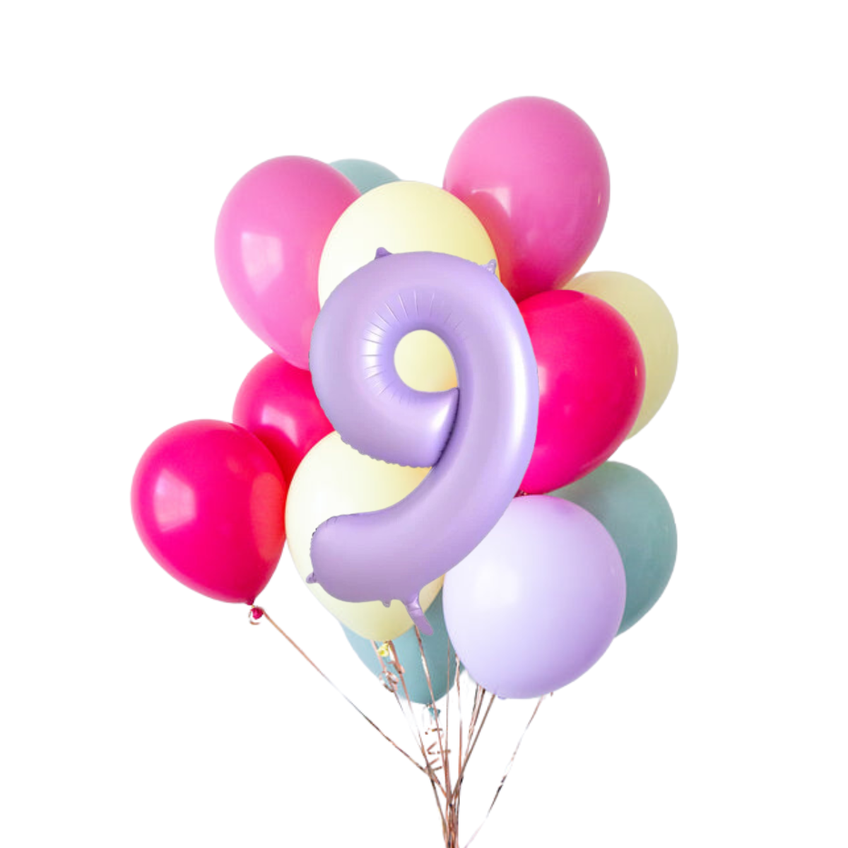 Şeker Çubuğu Rakamlı Balon Buketi Seti | balOnin