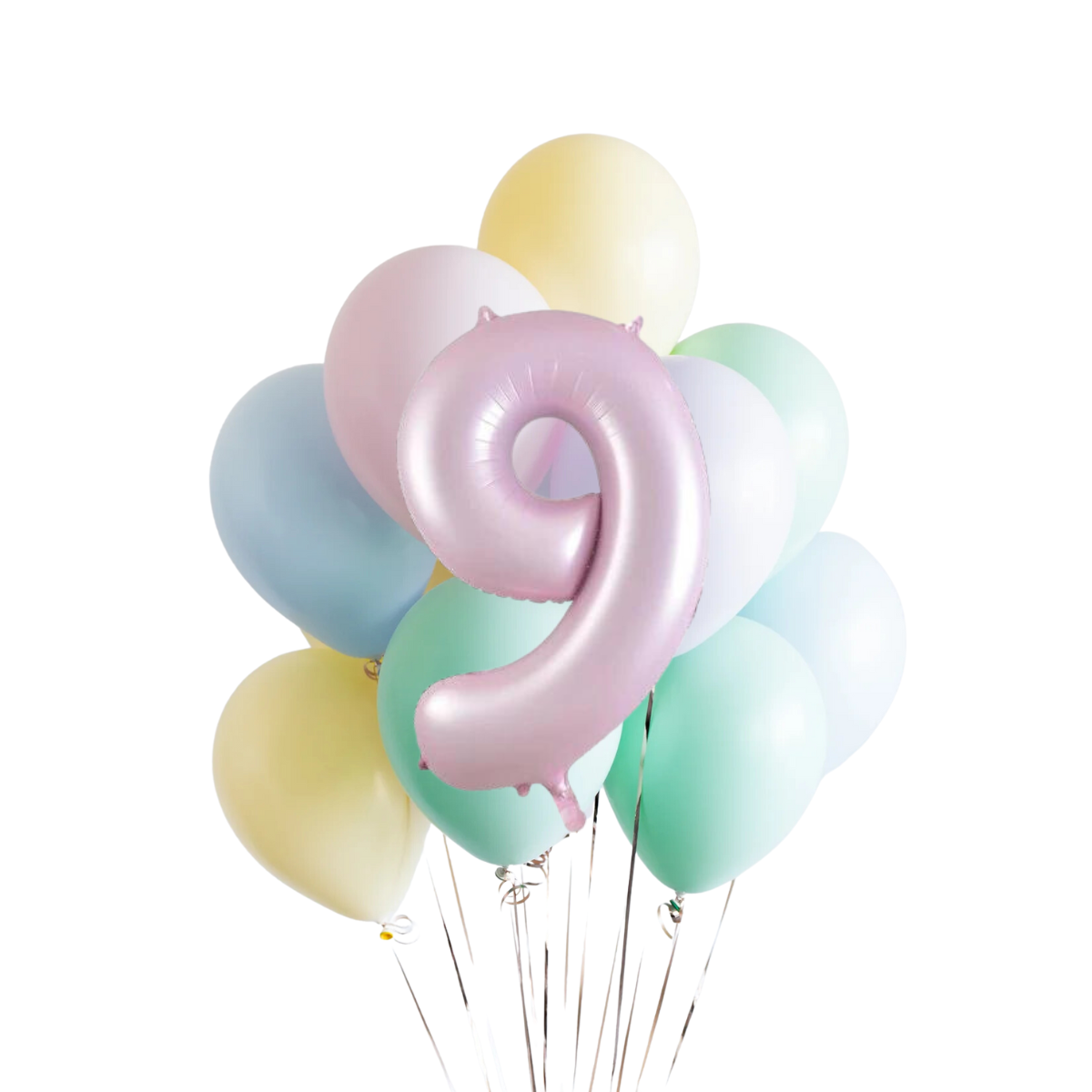 Makaron Rakamlı Balon Buketi Seti | balOnin