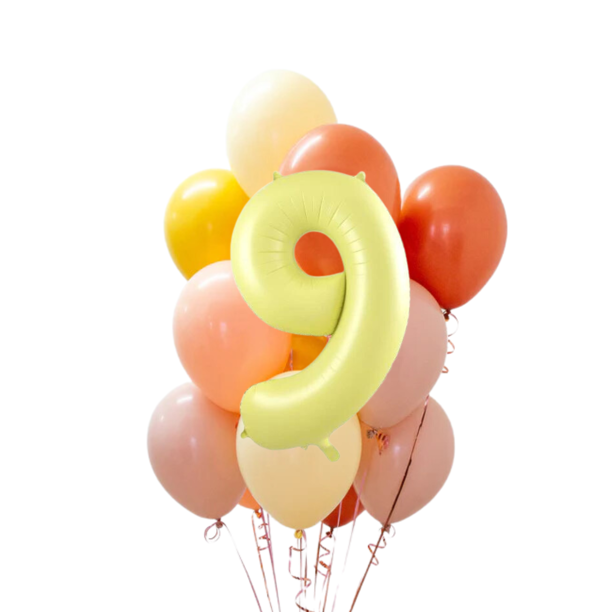 Güneş Işıltısı Rakamlı Balon Buketi Seti | balOnin