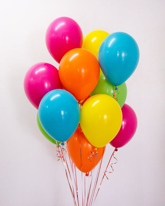 Fiesta Rengarenk Lüks Balon Buketi Seti | balOnin