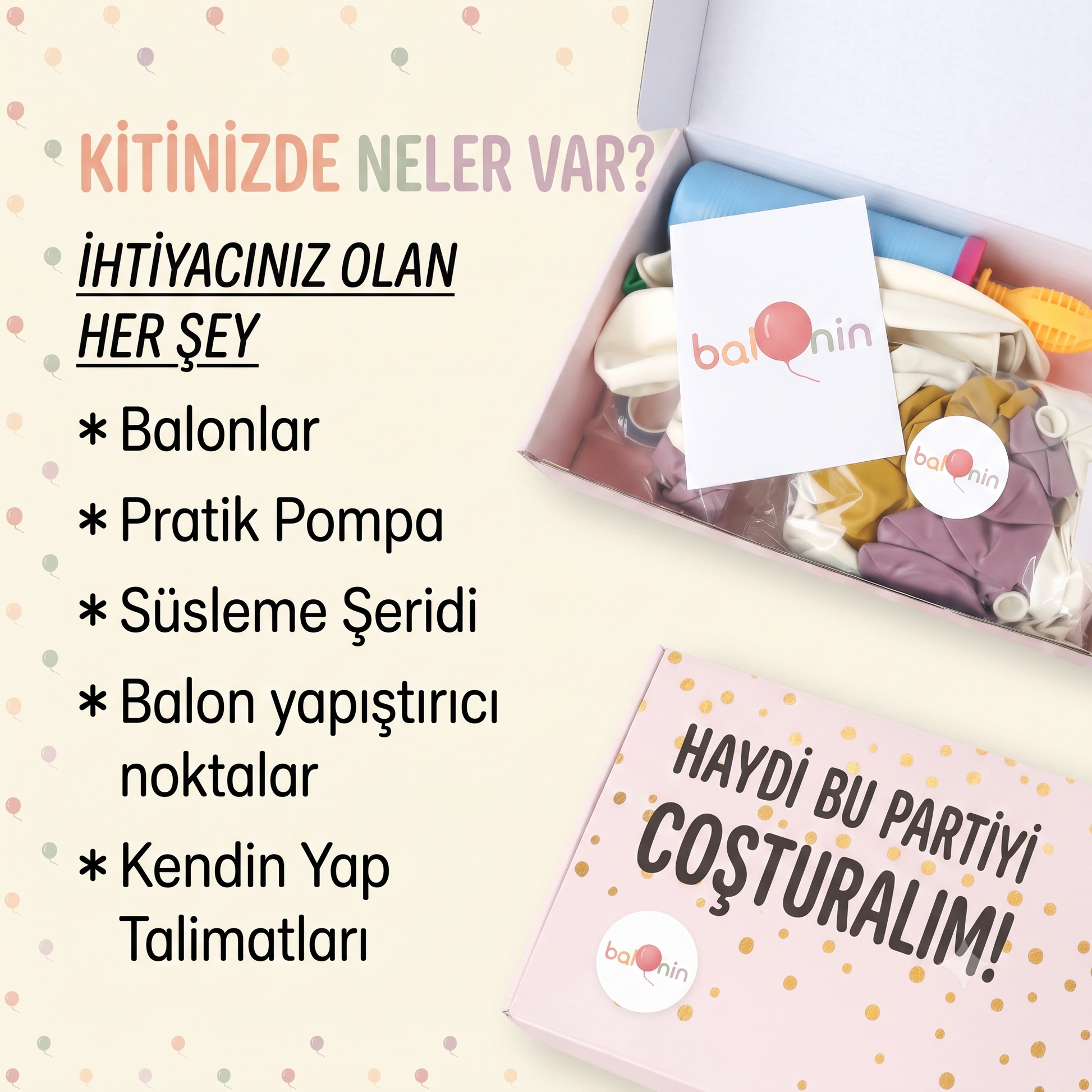 Kitinizde Neler Var