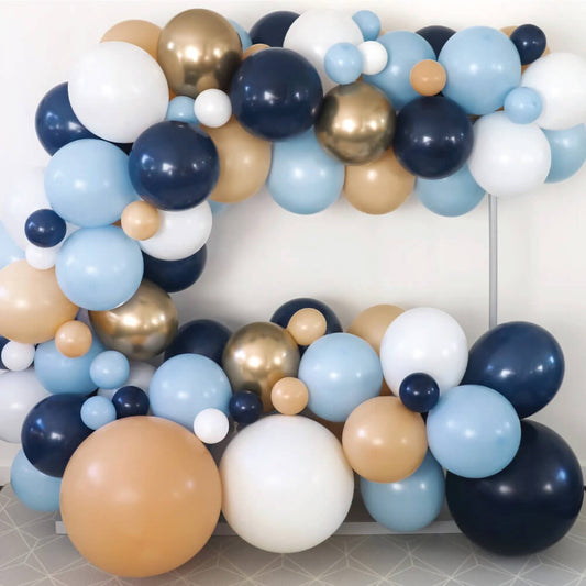 Gerçek Mavi Balon Zinciri Seti | balOnin