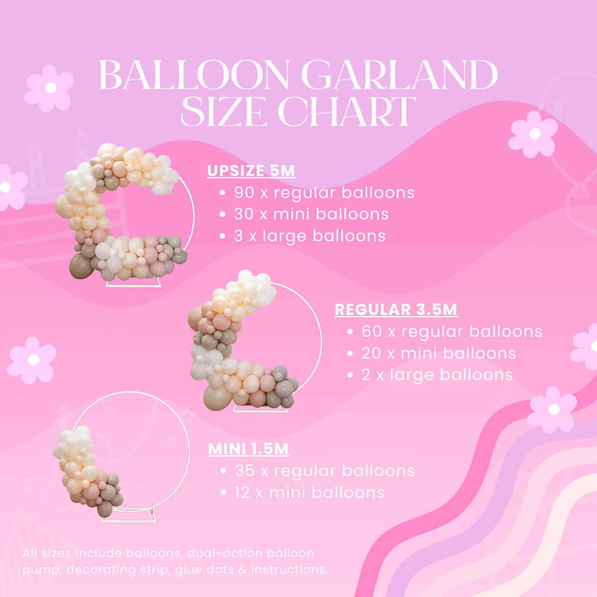 Şeftali Rüyası Balon Zinciri Seti | balOnin