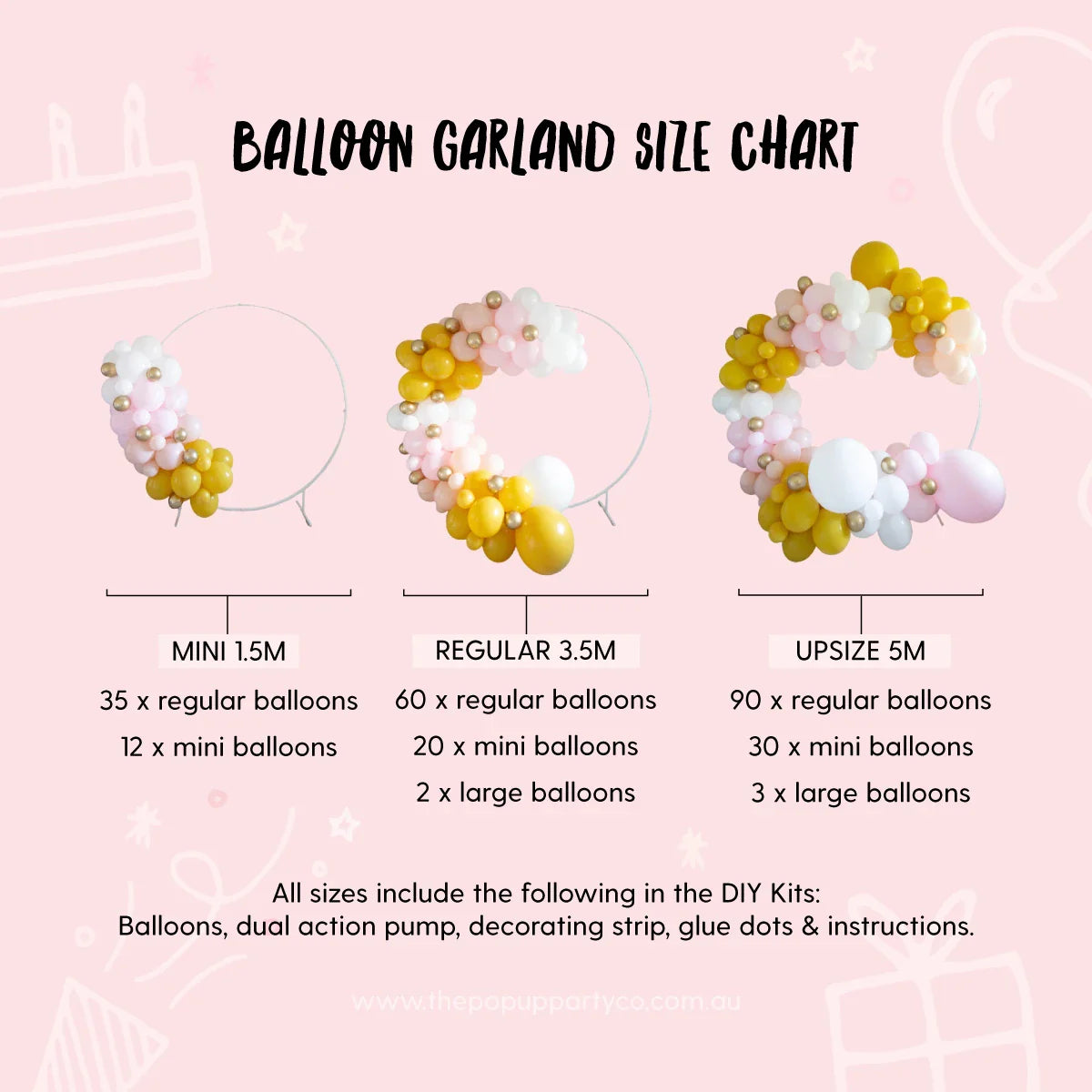 Sand- und Himmel-Ballonketten-Set | balOnin