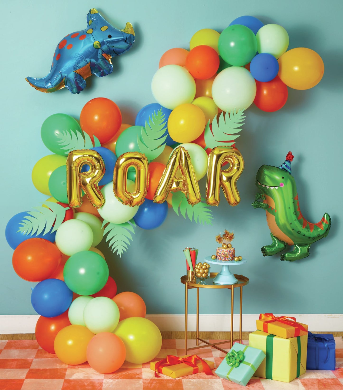 Dinozor Şöleni Deluxe Balon Zinciri Seti | balOnin