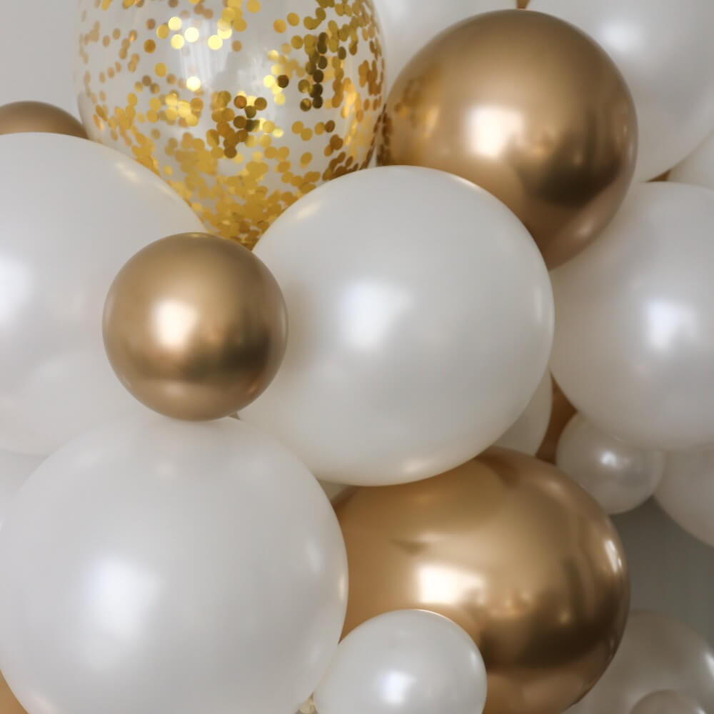 Altın Işıltı Lüks Balon Zinciri Seti | balOnin